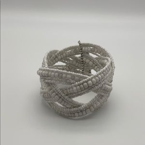 Beaded White Bracelet